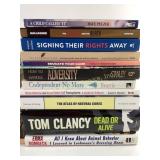 Books: Tom Clancy,Dave Pelzer,Chicken Soup for the
