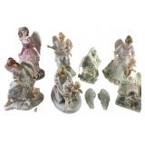 Angel Figurines and Decorative Houses