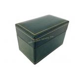 Antique Italian tooled gilt leather box for