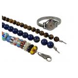Sterling .925 bracelet with Murano lampwork art