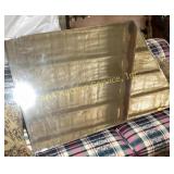 Beveled edge large mirror. 48in wide x 36.5in