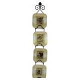 Metal wall plate hanger with (4) square animal