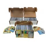 Pokï¿½mon boxes with trading cards quantity three