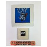 Vintage Carnival Glass Mirrors stray cats and