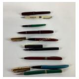 Pens:Fountain, half way inn, tower, Monroe,