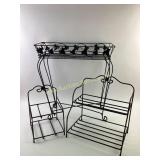 Metal plant stand, metal racks