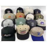 Baseball hats: pond seed co, agrigold, Becks,