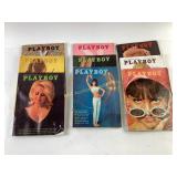 1960s Playboy Magazines Featuring Iconic Cover Art