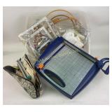 Fiskars guillotine paper cutter, embroidery