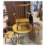 Oak Hill childrenï¿½s wooden rocking chair : 27in H
