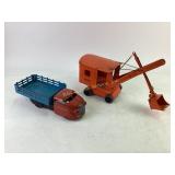 Structo Metal Excavator and Wyandotte Truck