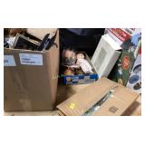 Silver plate fork, Halloween decor goose