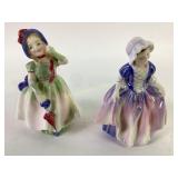 (2) Royal Doulton figurines Dinky Do & Babie