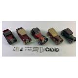 Die-Cast Vintage-Style Model Cars with Accessories