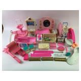 Vintage Barbie furniture lot