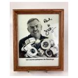Framed autographed Tesa Corporate John