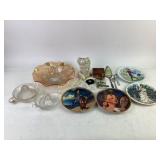 Decorative Plates, Glassware, Ceramics, and Kitche