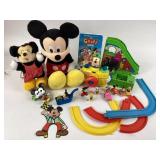 Vintage Disney Lot: Fun Castle, several figurines,