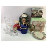 Lotus dish set,  full sheet set, teapot, watering