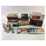 Books on Coins, Electronics Manuals, Radios, and A