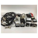 Panasonic PT-L555U projector, Magnavox FM/am