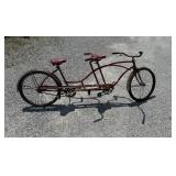 1960s Huffy Daisy tandem red bicycle : please