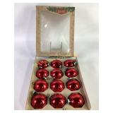 Shiny Brite ornaments, in box