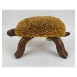 Vintage Turtle Foot Stool