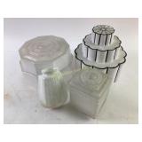 Glass Light Fixture Lamp Shades with Art Deco Desi