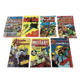 Comic Books: Green Lantern, Wonder Woman, Batman,