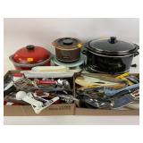 Club aluminum covers pot, Hamilton beach crock