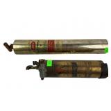 Fyr-fyter super model brass fire extinguisher,