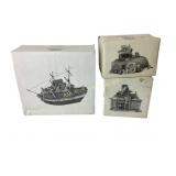 Dept. 56ï¿½Porcelain Buildings and Ship