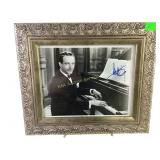 Framed Black-and-White Photograph With Signature