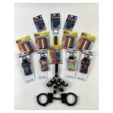 Lighter Holders, Lighters, and Handcuffs with Leat