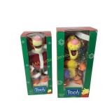 Pooh Animated Christmas Tigger Figures in Original