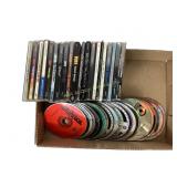 CDs: ac dc, Metallica, misfits, Billy squire and m