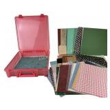 ArtBin Case With Assorted Decorative Scrapbook Pap