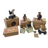 The Shoe Box Bears and Friends Handcrafted Figurin