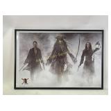 Full Sized Framed Pirates of the Caribean Poster
