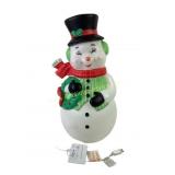 Illuminated Snowman Blow Mold Decoration