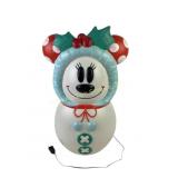 Light-Up Minnie Mouse Blow Mold Holiday Decoration