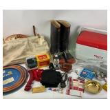 Rubber Boots, Cooler, Copper Tubing, Grain Alcohol