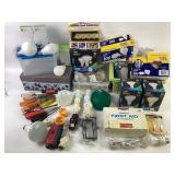 LED and Incandescent Light Bulbs, Hand Tools, and