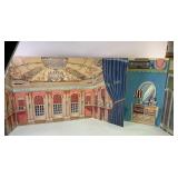 Dollhouse Theater and Dressing Room Cardboard Back