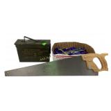 EMPTY ammo can for M,G. m60, 200 cartridges,