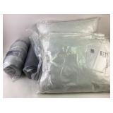 Three Down Alternative Pillows and Large Dog Bed