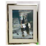 Abstract Painting Signed by Artist James McBride