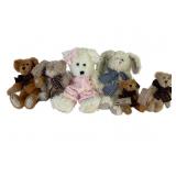 Boyds Collection Mohair Bear and Bunny Plush Toys