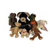 Boyds Bears Plush Teddy Bears and Bunny with Tags
